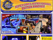 Tablet Screenshot of perfectpartiesusa.com